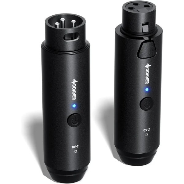 products donner cv 2 wireless xlr microphone transmitter receiver a166786