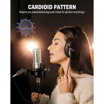 products donner dc 20 condenser microphone cardioid podcast mic kit for home studio recording a166759