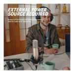 products donner dc 87 studio condenser microphone with two diaphragms for podcast and recording a166762