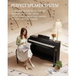 products donner ddp 100 digital piano 88 key weighted action with stand power adapter triple pedals a151595