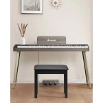 products donner ddp 60 88 key semi weighted upright wood grain digital piano classic gray a167327