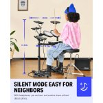 products donner ded 70 electric drum kit for beginner electric drums with headphones drum throne a166731