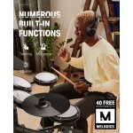 products donner ded 95 electronic drum kit for beginner with kick drum 180 sounds and drum throne a151460
