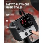 products donner ded 95 electronic drum kit for beginner with kick drum 180 sounds and drum throne a151461