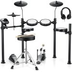 products donner ded 95 electronic drum kit for beginner with kick drum 180 sounds and drum throne a151463