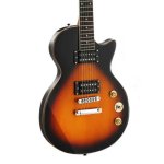 products donner dlp 124s les paul body electric guitar kit sunburst yellow with mini 3 watt electric guitar amp a151698