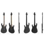 products donner dmt 100b solid body electric guitar black matte finish for beginner kits with bag strap cable a162821