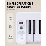 products donner dp 06 folding bluetooth piano 61 keys sensitive travel piano for beginner a158258