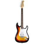 products donner dst 100s solid body sunburst electric guitar kit with amplifier bag tuner a153997