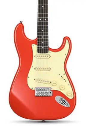 products donner dst 600 6 string electric guitar with sss pickup fiesta red a166648 products donner dst 600 6 string electric guitar with sss pickup fiesta red a166648