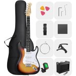 products donner dst 80 classic sss pickup electric guitar complete sunburst a156627