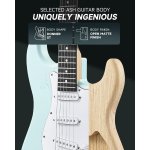 products donner dst 80 classic sss pickup electric guitar complete surf green a156635