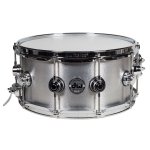products dw collector s drva6514svc 14 x6 5 with 3mm wrinkle coat aluminum snare drum a164053