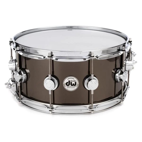 products dw collector s drvb6514svc 14 x6 5 with 1mm black nickel over brass snare drum a163455