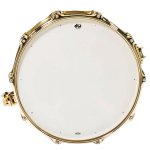 products dw collector s drvn5514spg 14x5 5 inch bell brass polished snare drum w gold hardware a163771