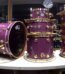products dw collector s purple glass maple mahogany gold hardware 7 piece drum set a165497