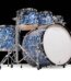 products dw design 5 piece drum set with hardware without throne blue lightning limited edition a165502