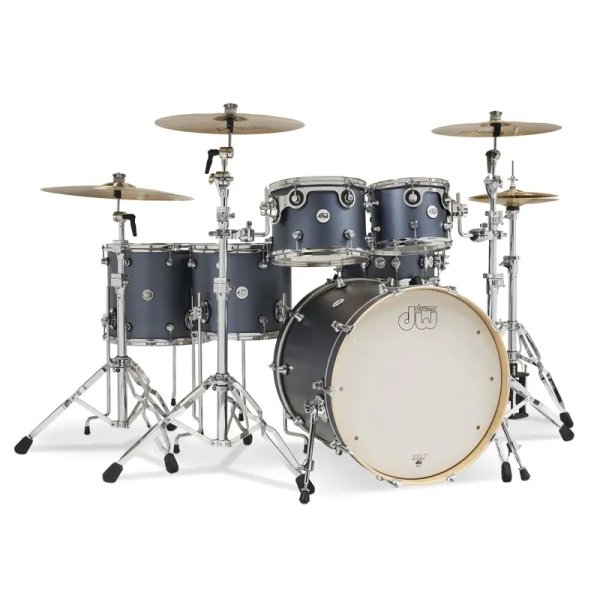products dw design 6 piece drum set blue slate a165522