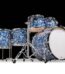 products dw design 6 piece drum set with hardware without throne blue lightning limited edition a165519