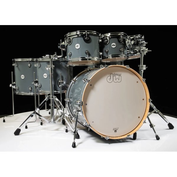 products dw design 7 piece drum set steel grey a165544