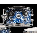 products dw design 7 piece drum set with hardware without throne blue lightning limited edition a165533