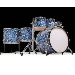 products dw design 7 piece drum set with hardware without throne blue lightning limited edition a165534