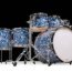 products dw design 7 piece drum set with hardware without throne blue lightning limited edition a165534