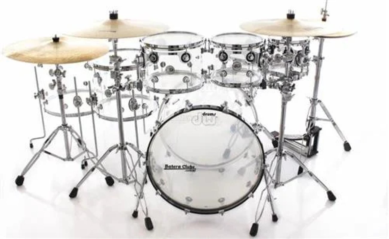 products dw design acrylic 7 piece drum set a165546