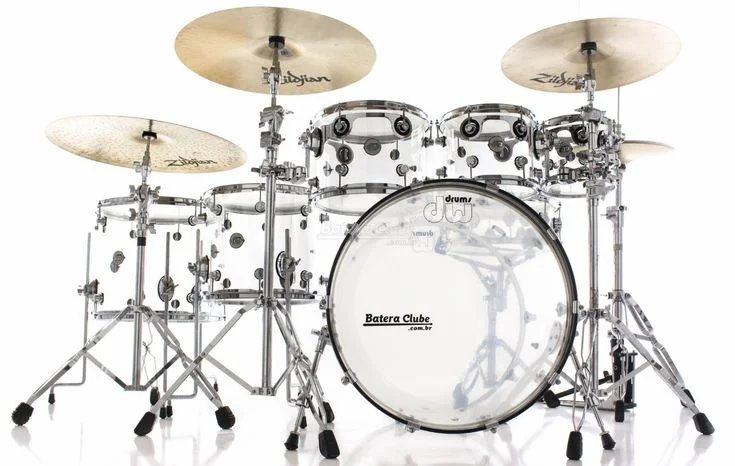 products dw design acrylic 7 piece drum set a165547 products dw design acrylic 7 piece drum set a165547