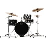 products dw design mini pro 18 4 piece drum set black satin a165560