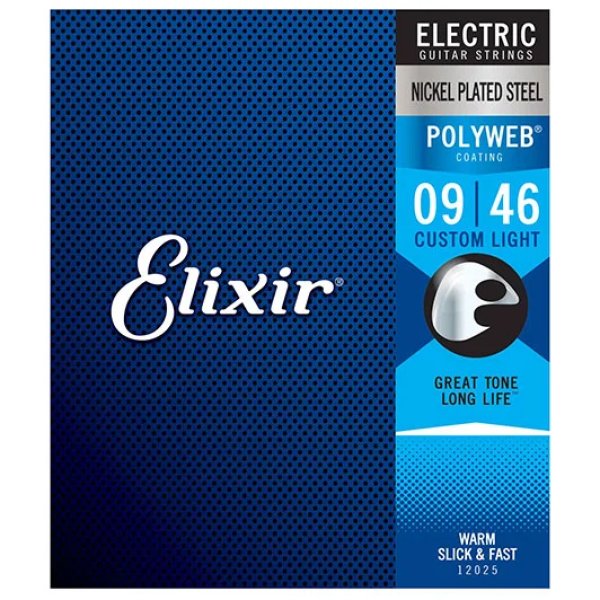 products elixir 12025 polyweb custom light electric guitar strings 09 46 a126891