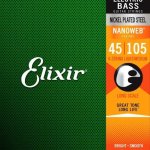 products elixir 14652 nanoweb stainless steel electric bass strings 45 100 a125073