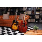 products epiphone broadway traditional hollowbody electric guitar with bag wine red a163984