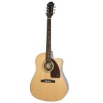 products epiphone j15ec deluxe fishman acoustic electric guitar include hardcase natural a148181