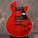 products epiphone les paul custom figured electric guitar with premium gig bag transparent red a156064