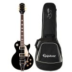 products epiphone les paul standard 50s bigsby electric guitar with premium gig bag ebony a156075