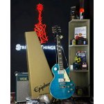 products epiphone les paul standard 60s quilt top electric guitar transluent blue a156202