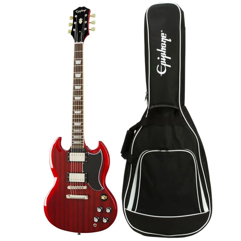 products epiphone sg standard cherry electric guitar with gig bag a155056 products epiphone sg standard cherry electric guitar with gig bag a155056