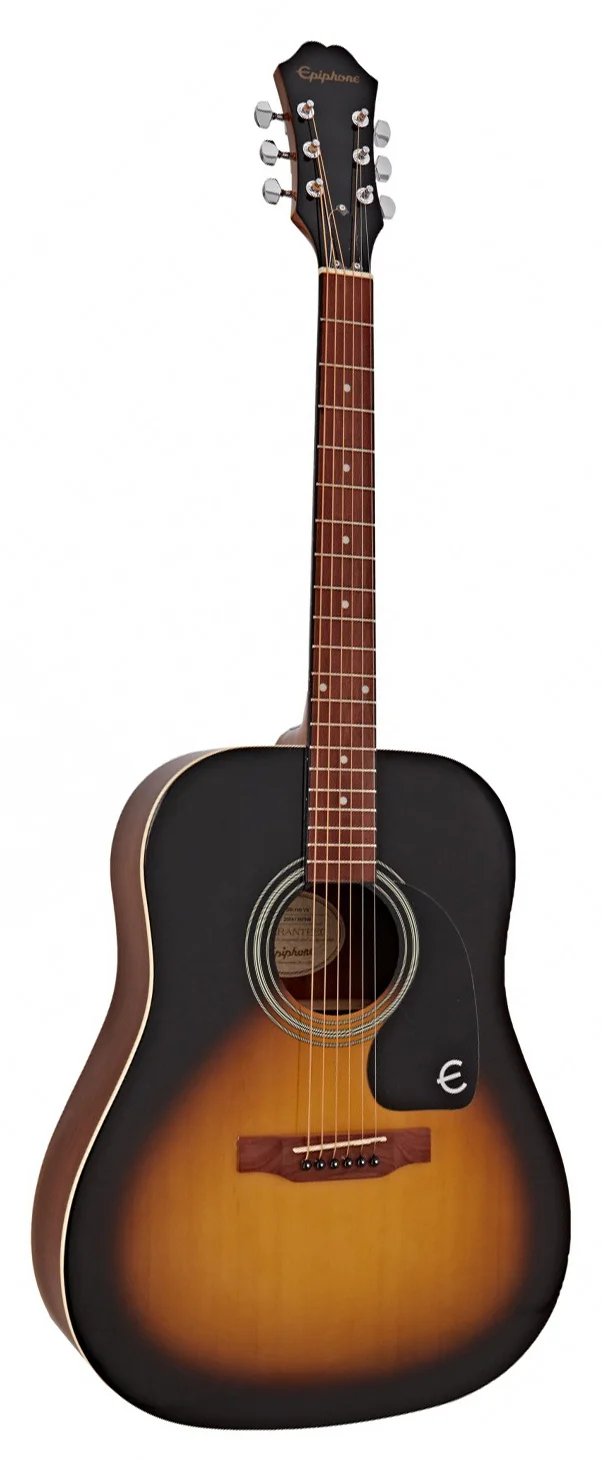 products epiphone songmaker dr100 square shoulder dreadnought acoustic guitar vintage sunburst a143478