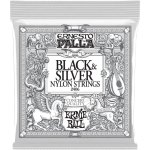 products ernie ball 2406 ernesto palla black and silver nylon classical guitar strings a134672