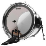 products evans bd18emad2 18 inch clear bass batter drumhead a147777