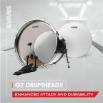 products evans genera g2 clear batter 18 inch drumhead a145300