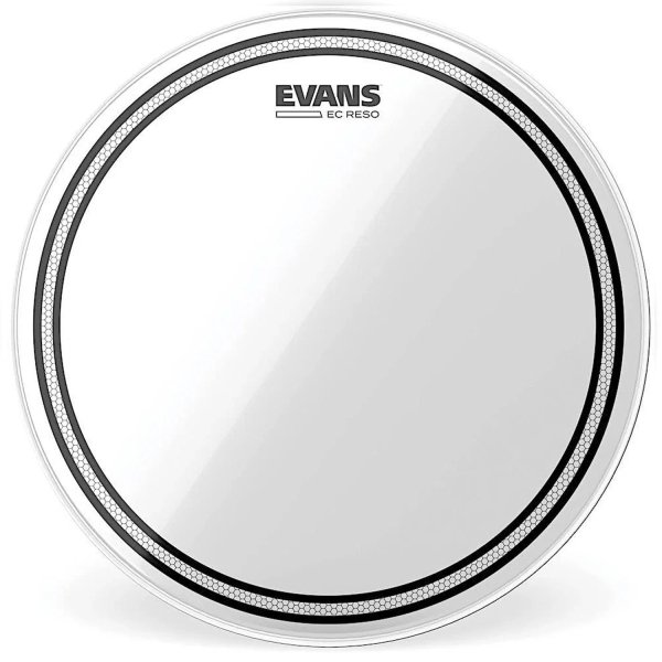 products evans tt13ecr ec2 resonant clear 13 inch drumhead a158636