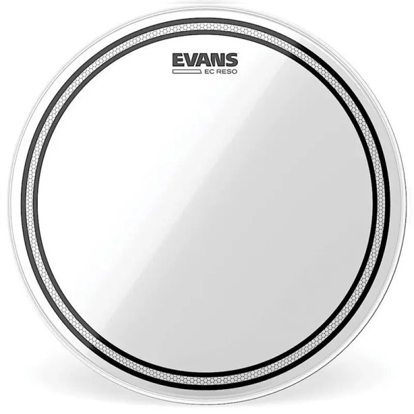 products evans tt14ecr ec2 resonant clear 14 inch drumhead a158639