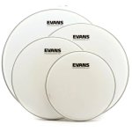 products evans uv1 coated drumhead pack with free 14 inch uv1 coated snare batter a158607