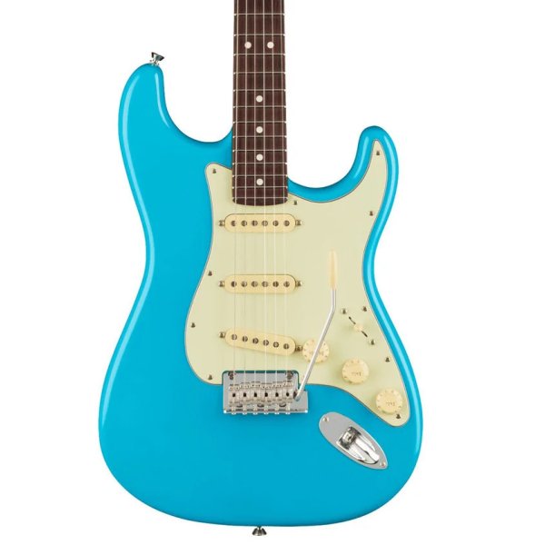 products fender american professional ii stratocaster electric guitar rw fb miami blue a165075