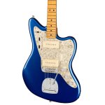products fender american ultra jazzmaster guitar maple fretboard cobra blue a132638