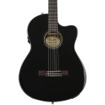 products fender cn140sce nylon solid top acoustic electric guitar free original hardcase a132700