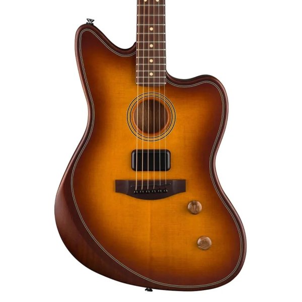 products fender standard acoustasonic jazzmaster electric guitar rw fb honey burst made in indonesia 9506