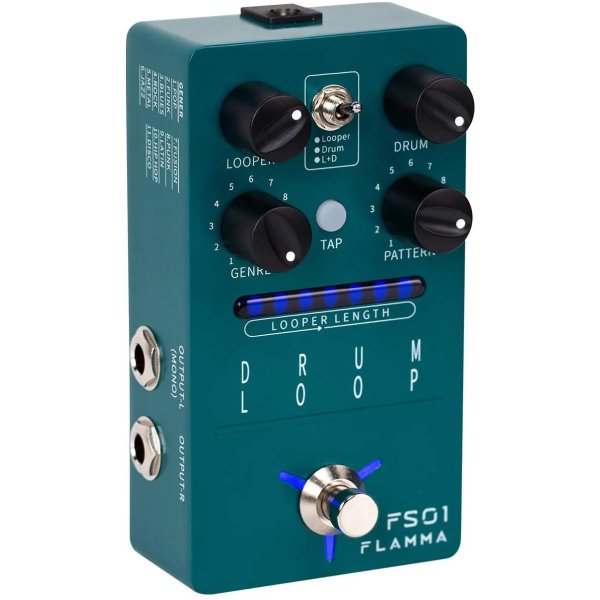 products flamma fs01 drum machine and phrase loop pedal guitar pedal a121863
